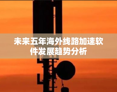 未来五年海外线路加速软件发展趋势分析
